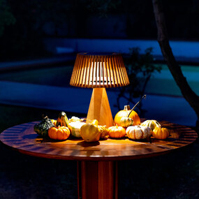 Enoki Outdoor Solar Portable Table Lamp